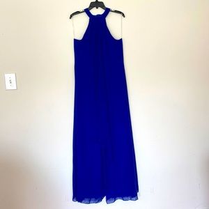 Meghan Fabulous Chiffon Aphrodite Maxi Dress - Royal - XL - NWT